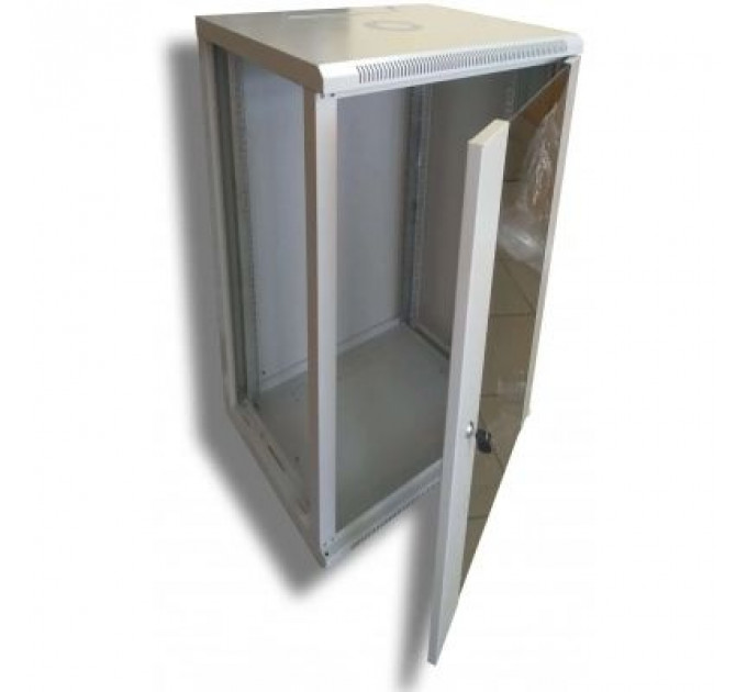 Шафа настінна Hypernet 18U 19" 600x600 (WMNC66-18U-FLAT-AC)