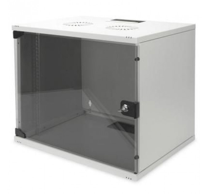Шафа настінна Digitus 9U 19" 540x400, стекляные двери, 60kg max (DN-1909-U-S-1)