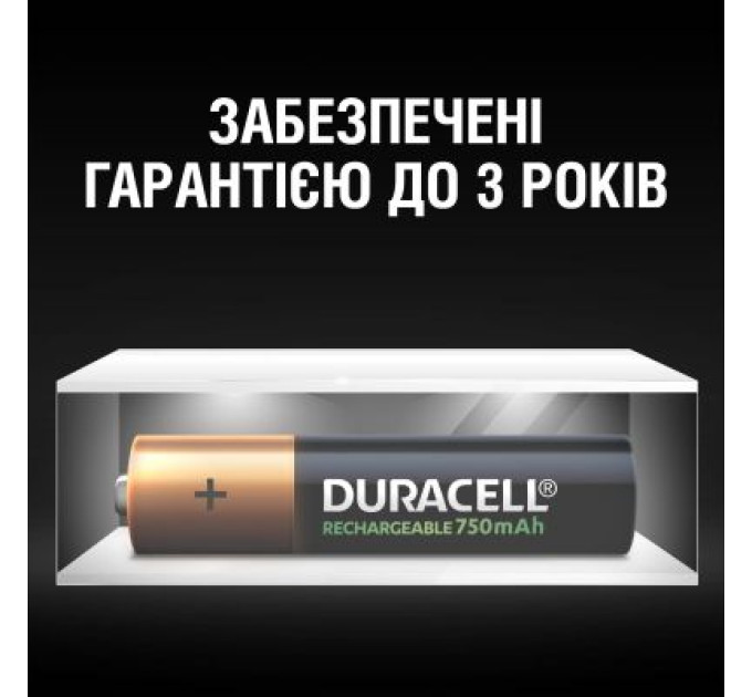 Duracell Акумулятор Duracell AAA HR03 750mAh * 4 (5007331)
