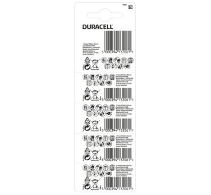 Duracell Батарейка Duracell LR44 / V13GA / A76 (плакат 2*5) * 10 (5008184)