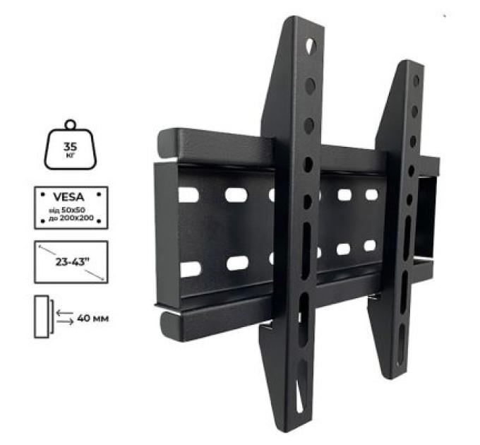 Charmount Кронштейн Charmount TV02F Black