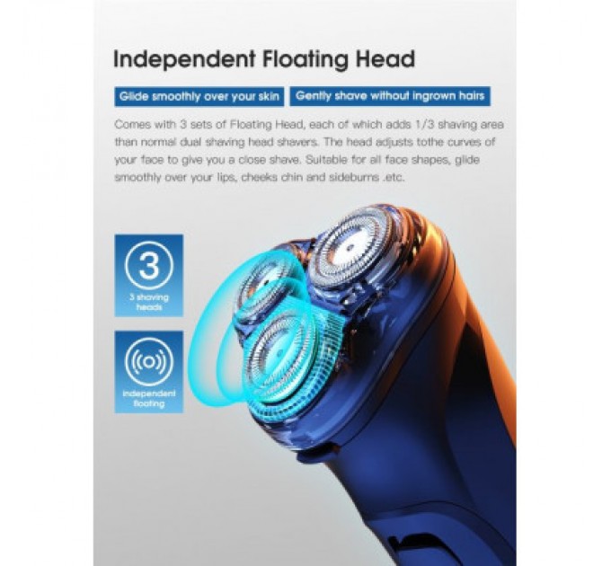 Xiaomi Електробритва Xiaomi Enchen BlackStone 3D Black