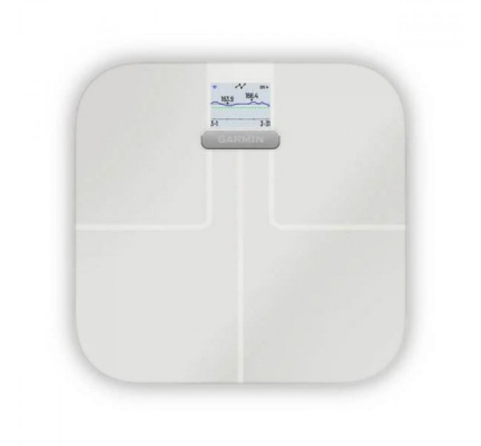 Garmin Ваги підлогові Garmin Index S2 Smart Scale, Intl, White, 1 pack (010-02294-13)