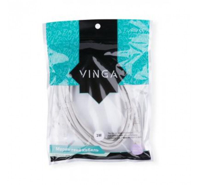 Патч-корд Vinga UTPCat5e0.5CCA-3.0