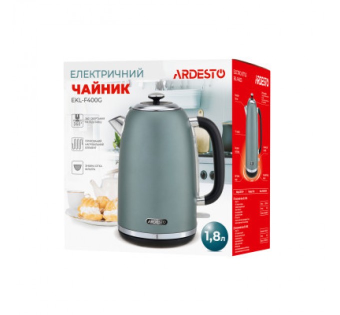 Електрочайник Ardesto EKL-F400G