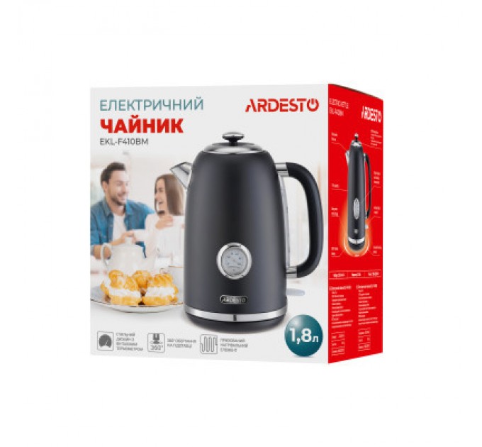 Електрочайник Ardesto EKL-F410BM