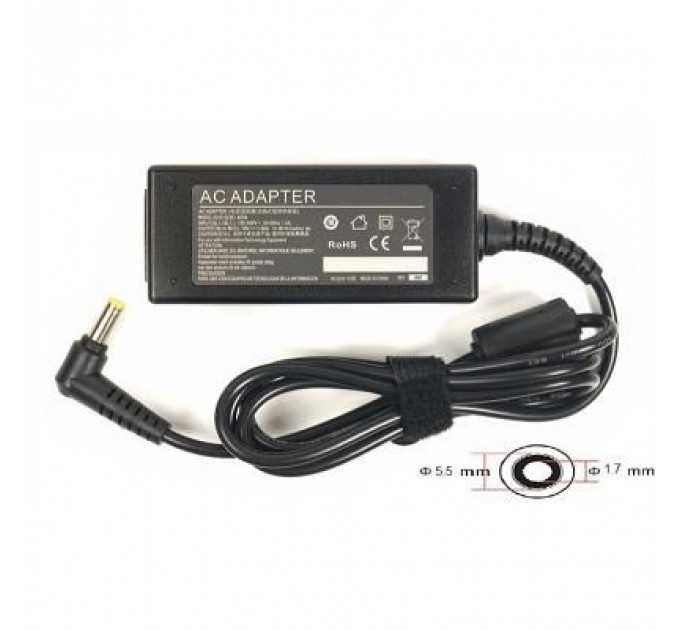 Блок живлення до ноутбуку PowerPlant ACER 220V, 19V 30W 1.58A (5.5*1.7) (AC30F5517)