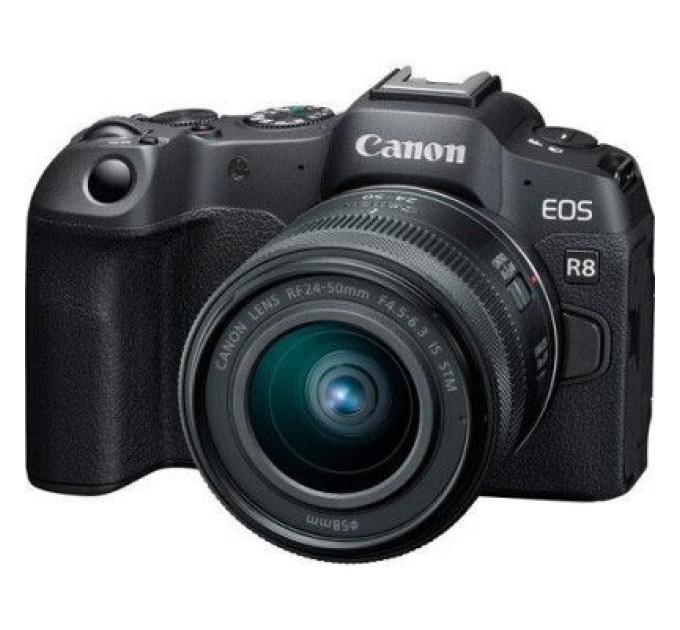 Canon Цифровий фотоапарат Canon EOS R8 + RF 24-50mm f/4.5-6.3 IS STM (5803C016)