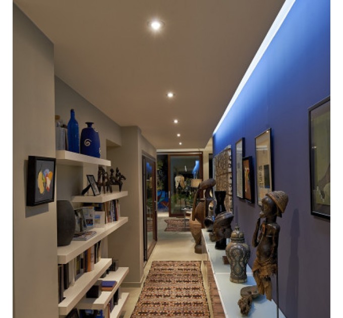 Світильник точковий Videx під лампу GU10 врізний Круглий Білий (VL-SPF08R-W)