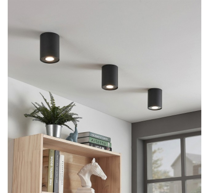 Videx Світильник точковий Videx під лампу GU10 накладний Чорний (VL-SPF13A-B)