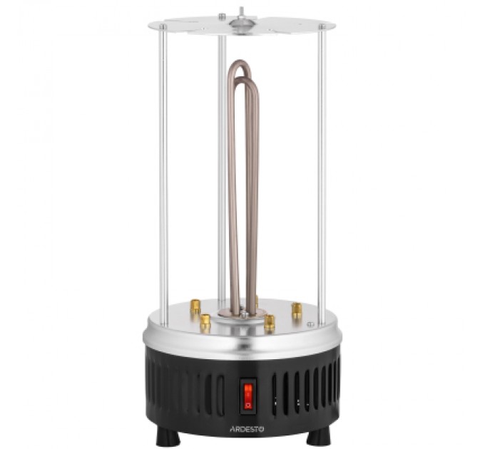 Ardesto Електрошашличниця Ardesto VEG-HY1000, 900 Вт, 5 шампурів, обертання 360, U-подібні нагрівач (VEG-HY1000)