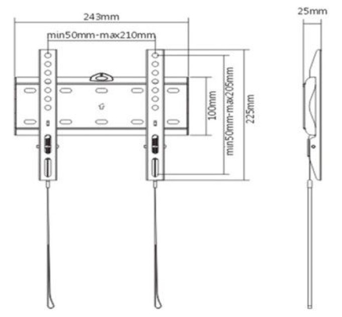 Gembird Кронштейн Gembird WM-42F-01