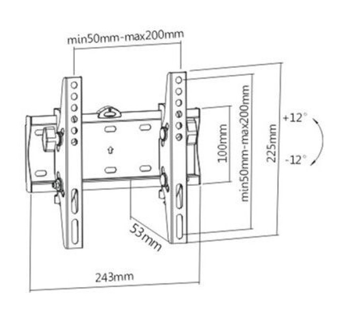 Gembird Кронштейн Gembird WM-42T-02