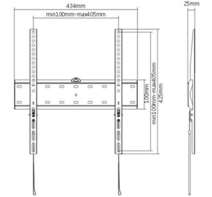 Gembird Кронштейн Gembird WM-55F-02