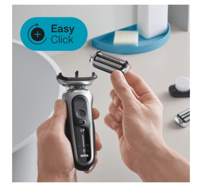 Braun Електробритва Braun Series 7 71-S1000s SILVER / BLACK