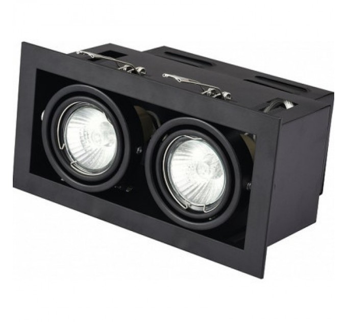 Eurolamp Світильник точковий Eurolamp LED GU10x2 black (LHK2-LED-GU10(black))