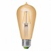 Лампочка Eurolamp ST64 7W E27 2700K (MLP-LED-ST64-07273(Amber))