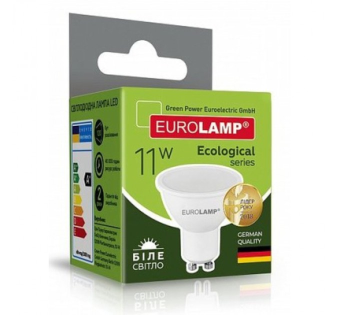 Eurolamp Лампочка Eurolamp LED SMD MR16 11W GU10 4000K 220V (LED-SMD-11104(P))