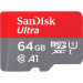 SanDisk Карта пам'яті SanDisk 64GB microSD class 10 UHS-I Ultra (SDSQUAB-064G-GN6MA)