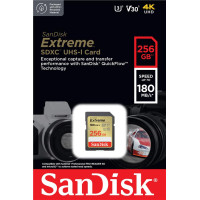Карта пам'яті SanDisk 256GB SD class 10 UHS-I Extreme (SDSDXVV-256G-GNCIN)