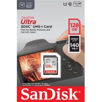 Карта пам'яті SanDisk 128GB SD class 10 UHS-I Extreme Ultra (SDSDUNB-128G-GN6IN)