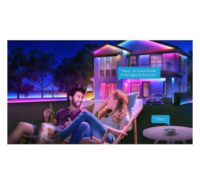 Govee Світлодіодна стрічка Govee Phantasy Outdoor LED RGBIC Strip Lights 10м Білий (H61723D1)