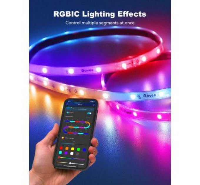 Govee Світлодіодна стрічка Govee Phantasy Outdoor LED RGBIC Strip Lights 10м Білий (H61723D1)