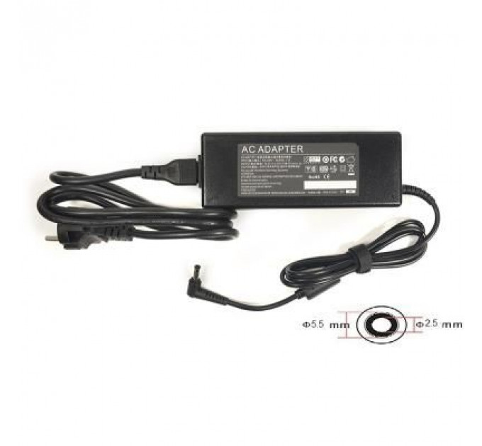 Блок живлення до ноутбуку PowerPlant IBM/LENOVO 220V, 19.5V 120W 6.15A (5.5*2.5) (IB120G5525)