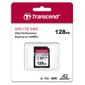 Transcend Карта пам'яті Transcend 128GB SD class 10 UHS-I U3 4K (TS128GSDC340S)