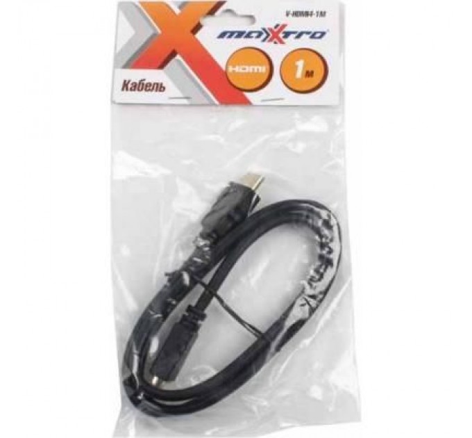 Maxxter Кабель мультимедійний HDMI to HDMI 1.0m Maxxter (V-HDMI4-1M)
