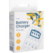 PowerPlant Зарядний пристрій для акумуляторів PowerPlant PP-UN4 (AA, AAA / input microUSB DC 5V/2A) (PP-UN4)