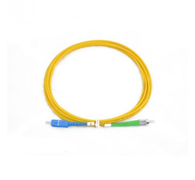 Оптичний патчкорд FC/APC-FC/UPC SingleMode, Simplex, 3m Cor-X (OFPC-FC/APC-FC/UPC-3)