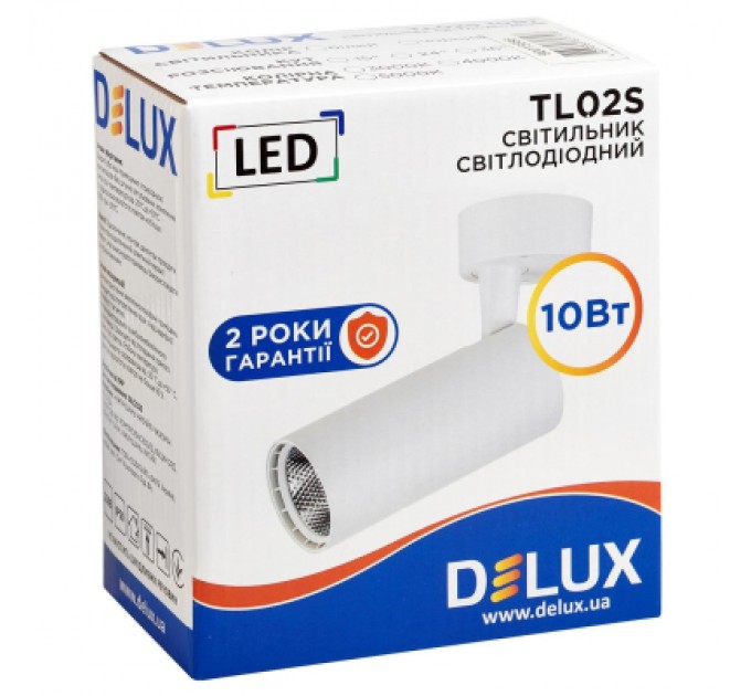 Delux Спот Delux TL02S 10 Вт 4000K (90015886)
