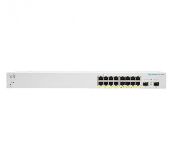Комутатор мережевий Cisco CBS220-16T-2G-EU