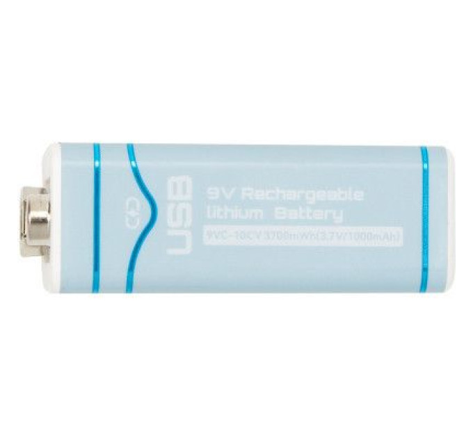 Beston Акумулятор Крона 9V USB Type-C 1000mah Li-ion Beston (9VC-10VC/AA620289)