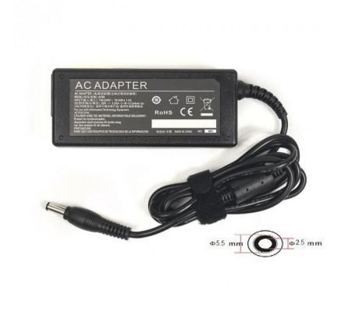 Блок живлення до ноутбуку PowerPlant IBM/LENOVO 220V, 20V 65W 3.25A (5.5*2.5) (IB65H5525)