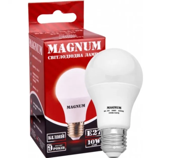 MAGNUM Лампочка MAGNUM BL 60 10 Вт 4100K 220В E27 (90011744/90020570)