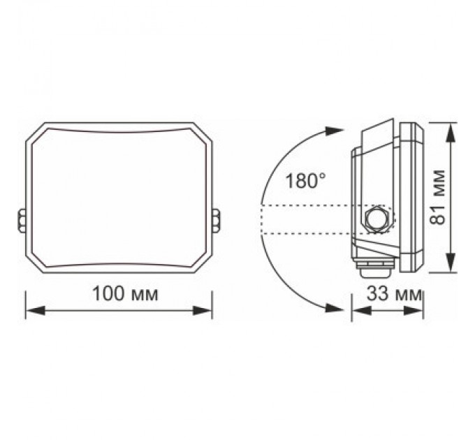 Videx Прожектор Videx VLE-F3-0205B