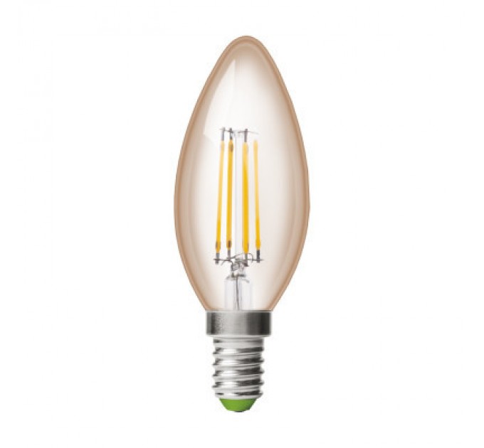 Eurolamp Лампочка Eurolamp LED CL 6W 620 Lm E14 4000K deco 2шт (MLP-LED-CL-06144(Amber))