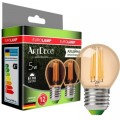 Eurolamp Лампочка Eurolamp LED G45 5W 530 Lm E27 4000K deco 2шт (MLP-LED-G45-05274(Amber))