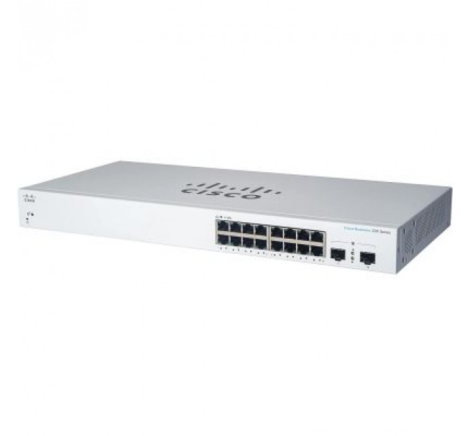 Комутатор мережевий Cisco CBS220-16P-2G-EU