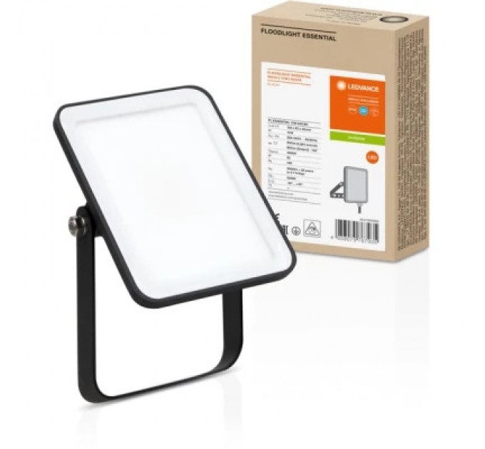 LEDVANCE Прожектор LEDVANCE FL ESSENTIAL 10W 840 BK IP65 (4058075767935)