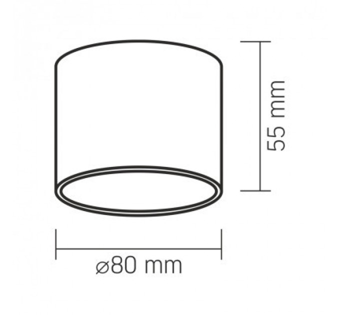 Videx Світильник точковий Videx VL-SPF26A-W