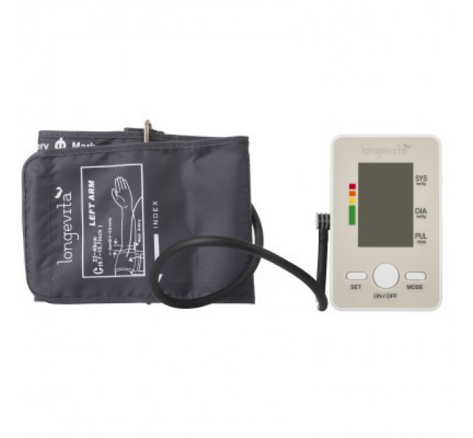 Тонометр Longevita Авт.вимір.артер.тиску LONGEVITA BP-102 Авт. вимір. артер. тиску (BP-102)