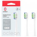 Oclean Насадка для зубної щітки Oclean P1C1 W02 Professional Clean Brush Head White (2 шт) (6970810553765)