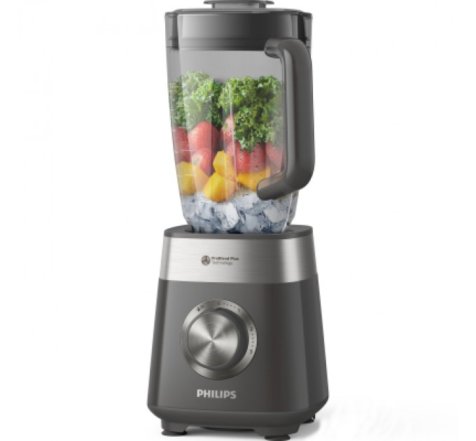 Philips Блендер Philips стаціонарний Series 5000, 1000Вт, чаша-2000мл, сірий (HR3020/20)