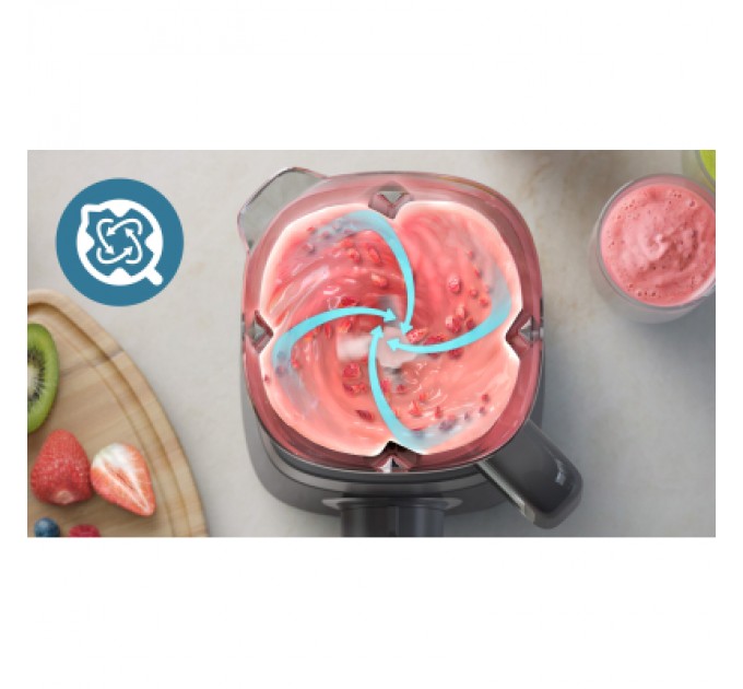 Philips Блендер Philips стаціонарний Series 5000, 1000Вт, чаша-2000мл, сірий (HR3020/20)