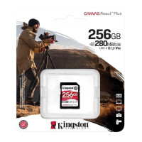 Карта пам'яті Kingston 256GB SDXC class 10 UHS-II U3 Canvas React Plus (SDR2V6/256GB)