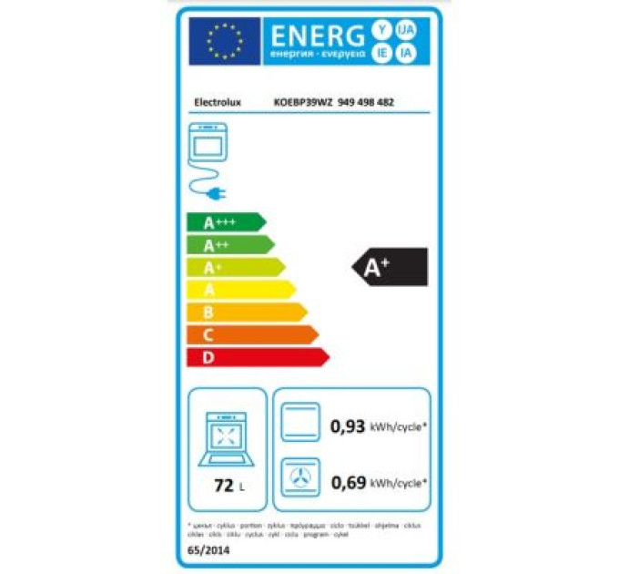 Electrolux Духова шафа Electrolux KOEBP39WZ