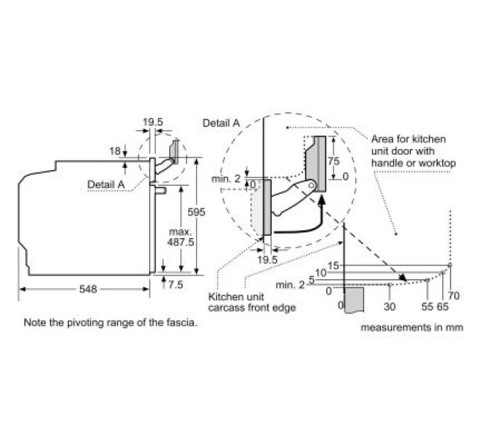 Bosch Духова шафа Bosch HSG7361B1
